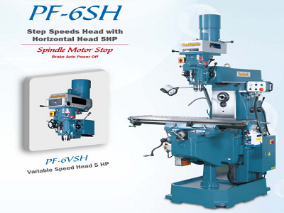 MÁY PHAY ĐỨNG NGANG VẠN NĂNG PF-6VSH	