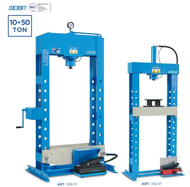 Máy ép thủy lực bơm chân pedal hãng OMCN 155/IP