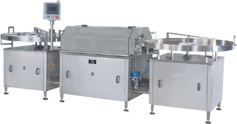 Máy làm sạch và khô bề mặt chai lọ NKEW-100