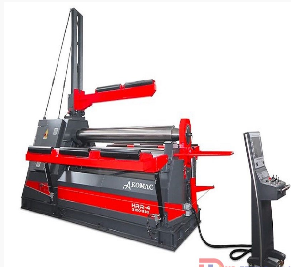 Máy lốc tôn thủy lực 4 trục HRR4