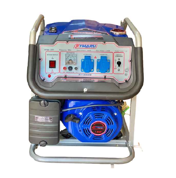 Máy Phát Điện Chạy Xăng 3Kw Rymaru RY3000M