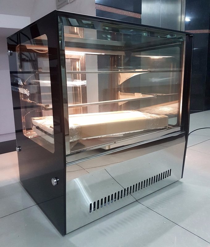 TỦ TRƯNG BÀY BÁNH LẠNH ĐỂ BÀN, KÍNH VUÔNG WS-103RT