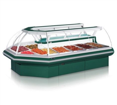 Tủ Mát Trưng Bày Thịt Dạng Vòng OPO E0M1-CS