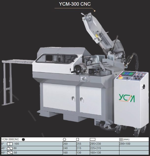 Máy cưa vòng YCM- 300 CNC