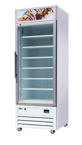 TỦ ĐÔNG TRƯNG BÀY BẢO QUẢN THỰC PHẨM CỬA KÍNH DVGF - 400L