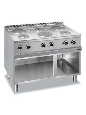 BẾP ĐIỆN 6 HỌNG TRÒN CÓ CHÂN MBM MODEL MG7E6A77