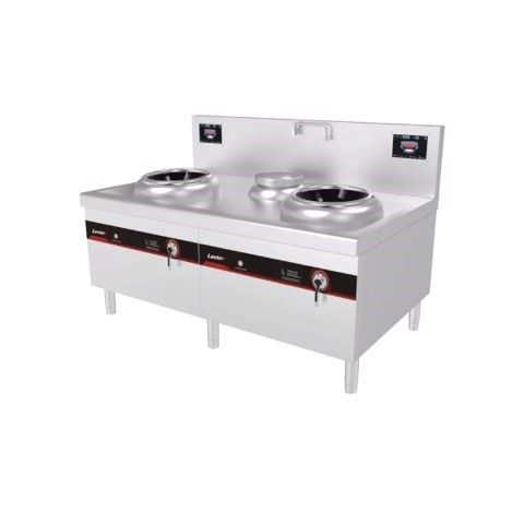 Bếp Điện Từ 2 Mặt Lõm kèm bồn rửa LESTOV LT-X400II-E118Y