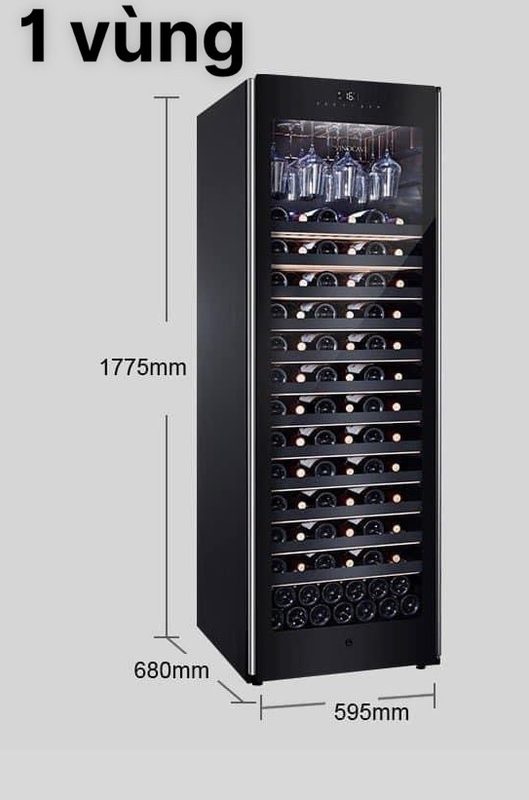 Tủ rươu kolner KL 168 sấy kính