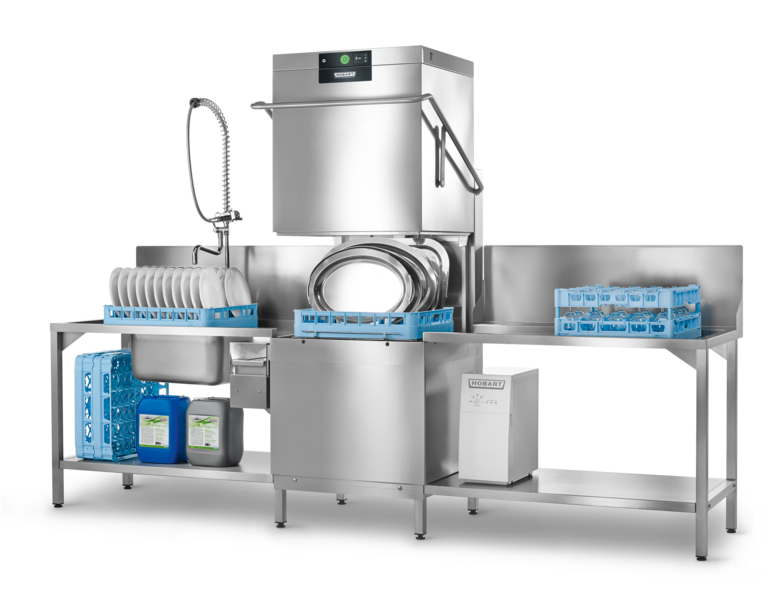 Máy rửa chén có hút mùi Hobart PREMAX AUPLS-10B