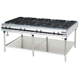 Bếp Âu 8 đầu đốt dùng gas Maruzen MGTX-1812F