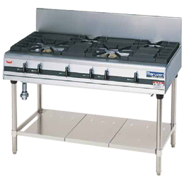 Bếp Âu 4 đầu đốt dùng gas Maruzen MGTXS-126F