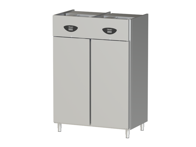 Tủ đông mát 2 cánh inox Nayati NRF GF2-2/1