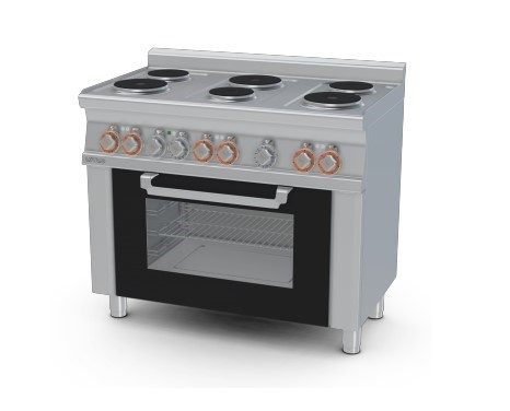 Bếp Điện Từ Ba Pha Có Lò Nướng (Cửa Kính) Lotus CF6-610ET