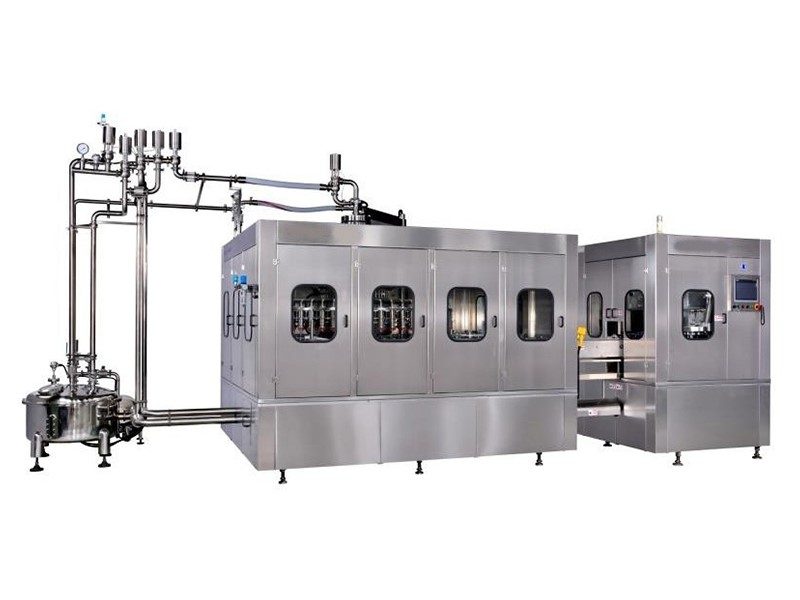 Máy chiết rót ghép mí lon nhôm
