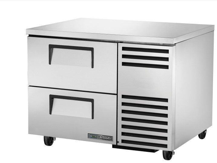 Bàn mát 2 ngăn kéo TRUE TUC-44D-2-HC