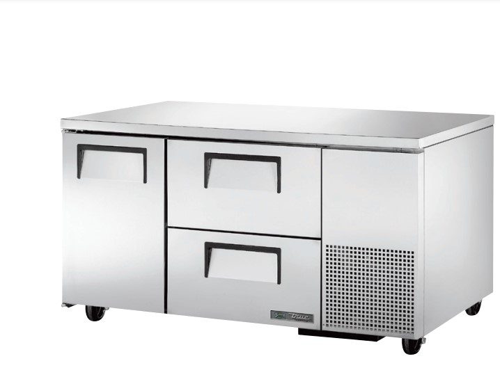 Bàn mát có cửa và ngăn kéo TRUE TUC-60-32D-2-HC