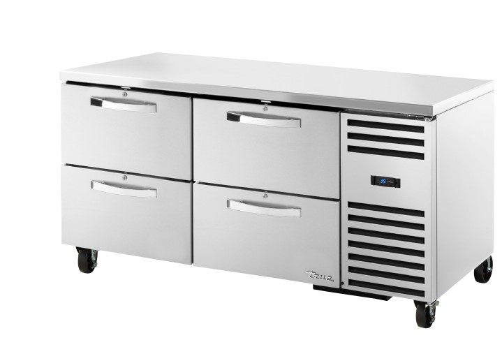 Bàn mát 4 ngăn kéo TRUE TUC-67D-4-HC~SPEC3