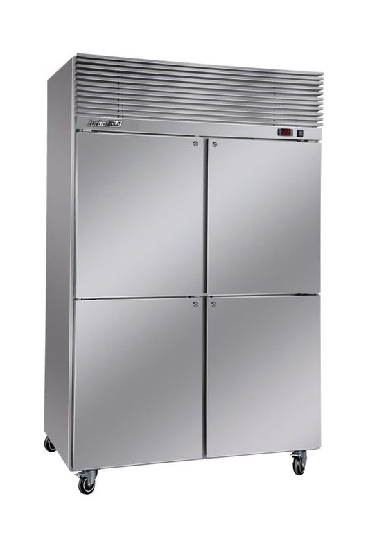 Tủ mát 4 cánh inox đứng TurboGold TG-4DC