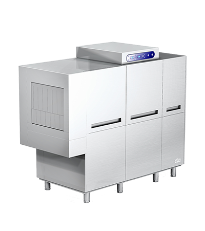 Máy rửa chén băng tải bên trái 3200 đĩa mỗi giờ ATA ATR3200ES