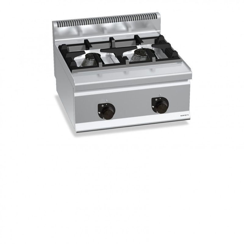 Bếp Âu 2 Họng Dùng Gas Berto's G6F2BH6