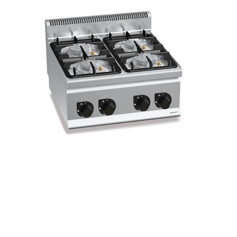 Bếp Âu 4 Họng Dùng Gas Berto's G6F4BPW