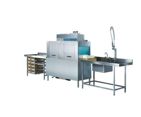 Máy Rửa Chén Hai Bồn Chứa Veetsan R-2E (250 Khay/Giờ)