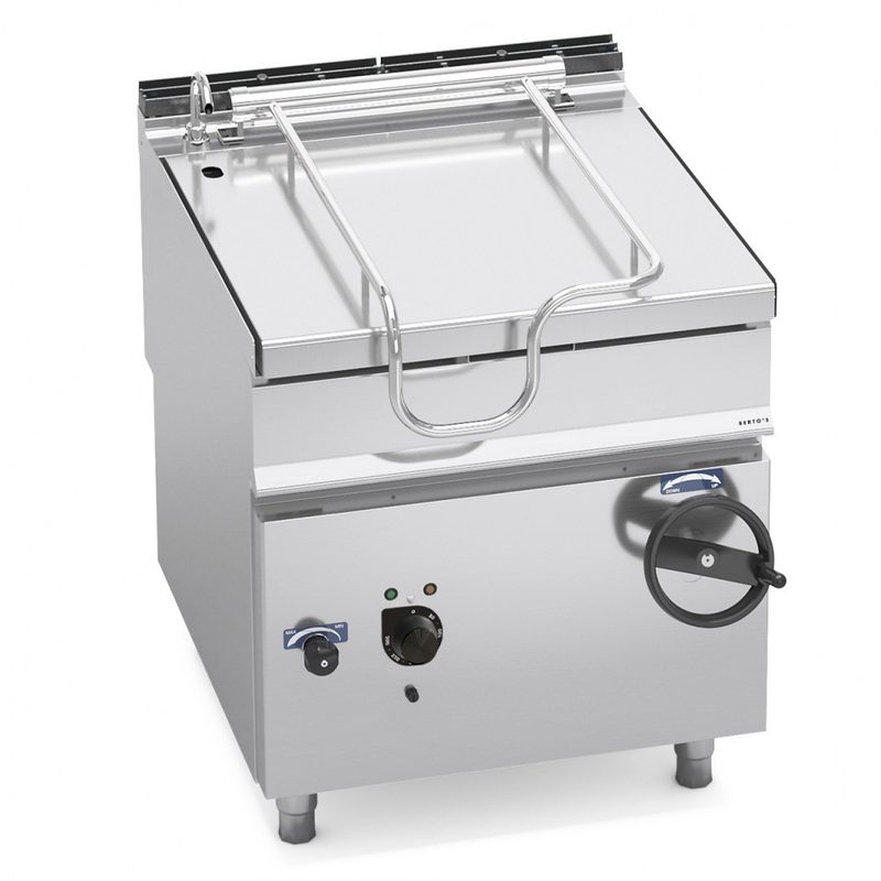 Chảo Nghiêng Tay Quay Dùng Điện Berto's E9BR8/I (80 Lít)