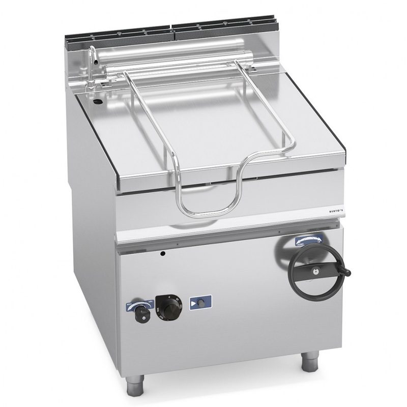 Chảo Nghiêng Tay Quay Dùng Gas Berto's G9BR8/I (80 Lít)