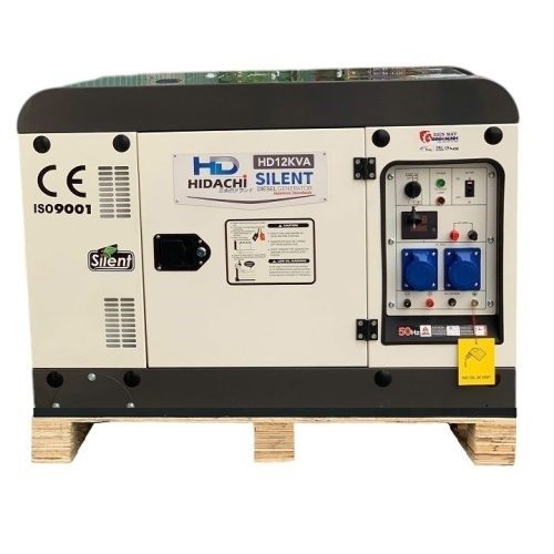 Máy Phát Điện Diesel 12Kva Hidachi HD-12KVA (Chống Ồn)