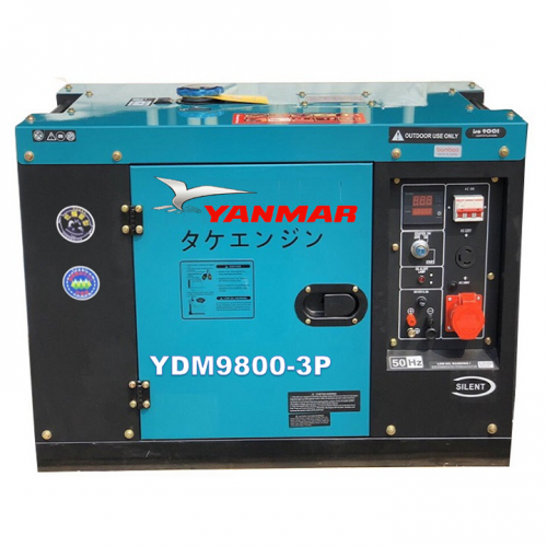 Máy Phát Điện Chạy Dầu 8Kw Yanmar YDM9800 (3 Pha)