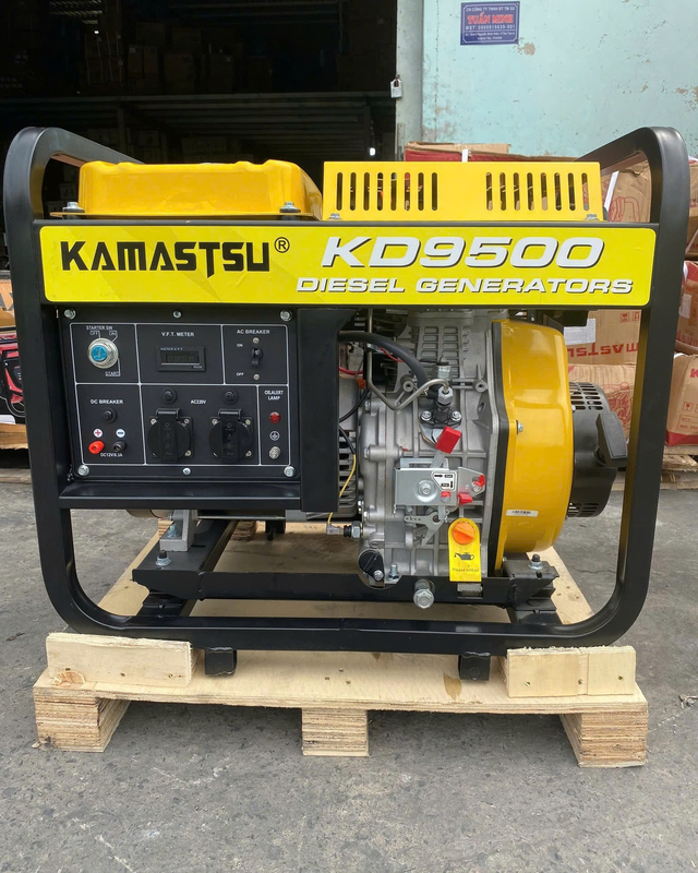 Máy Phát Điện Chạy Dầu 8Kw Kamastsu KD9500