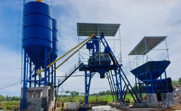 Trạm Trộn Bê Tông 75m3/h (HZS 75)