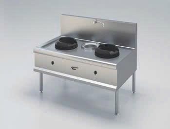 Bếp Á đôi có nồi soup dùng gas Rinnai DHG-0102/S