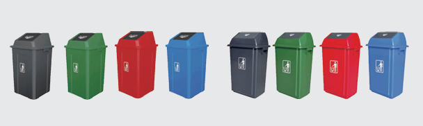 Thùng rác nắp bật Kolner KH-018