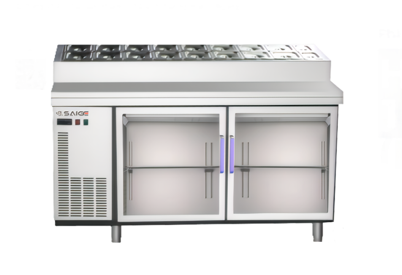 Bàn mát 2 cánh kính Saige HWF-150
