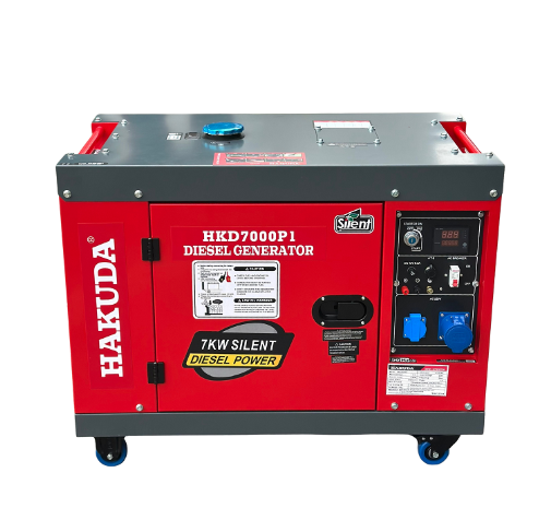 Máy Phát Điện Chạy Dầu 7KW Hakuda HKD7000P1