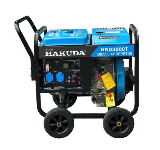 Máy Phát Điện Chạy Dầu Hakuda 3KW HKD3000T