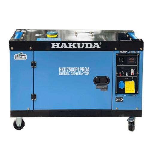 Máy Phát Điện Chạy Dầu Hakuda HKD7500P1PROA 7KW Siêu Cách Âm