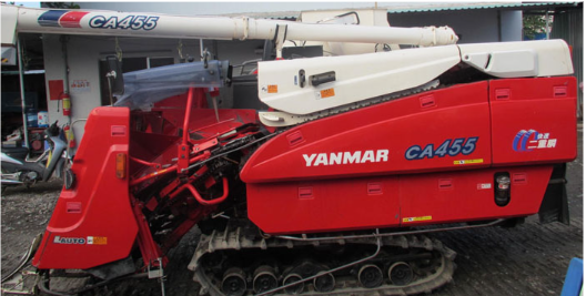 Máy gặt đập liên hợp Yanmar Ca455