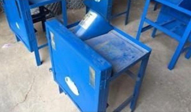 Máy băm thái cỏ vuông mini
