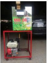 Máy ép mía chạy bằng xăng