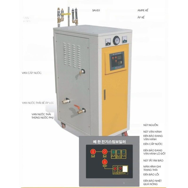 Nồi hơi điện 52kg/h liên doanh Hàn Quốc VH-36