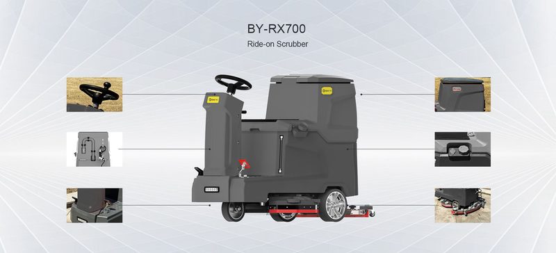 Máy chà sàn tự lái BY - RX700