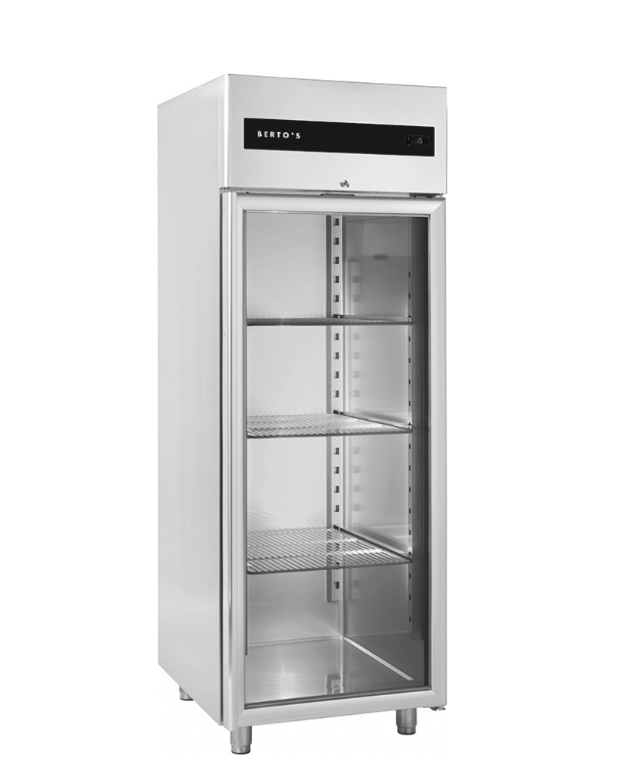 Tủ đông 1 cánh kính đứng Bertos CAB700GBT