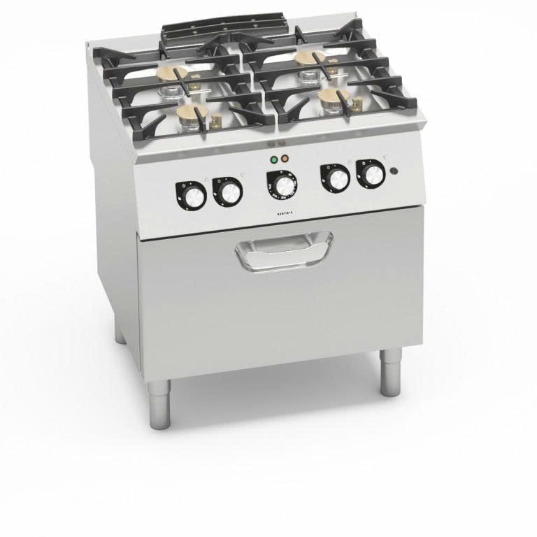 BẾP 4 BẾP VỚI LÒ NƯỚNG ĐIỆN 1/1 GN SG7F4+FE2