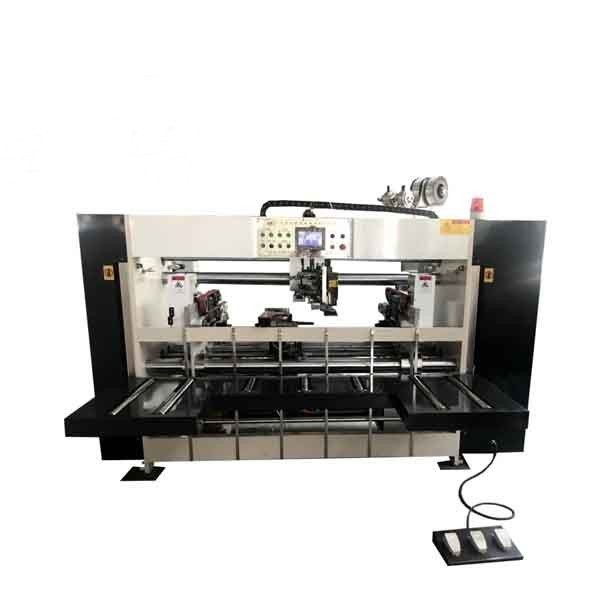 Máy đóng ghim thùng carton 2 mảnh (4 Servo) SDJ2400