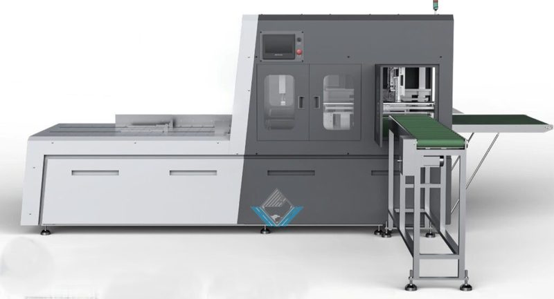 Máy gỡ rìa bế tự động xuất phôi HTQF-1020