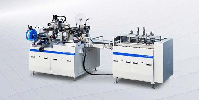 Máy dán băng keo 2 mặt tai hộp xếp gọn SJ- 600SFT