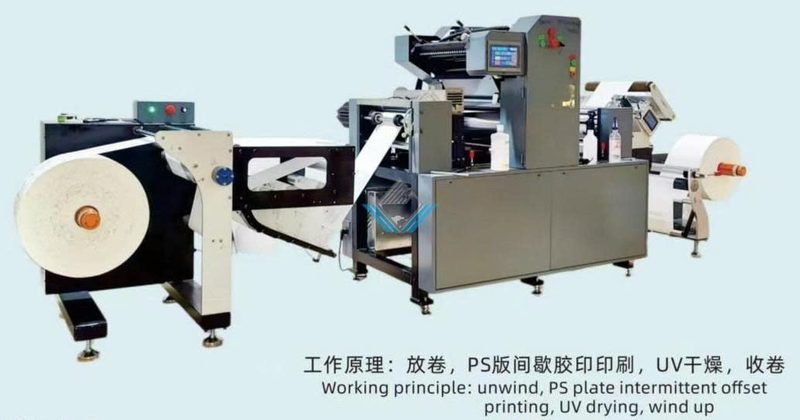 Máy in offset cuộn 1 màu (450mm) KW450-M4