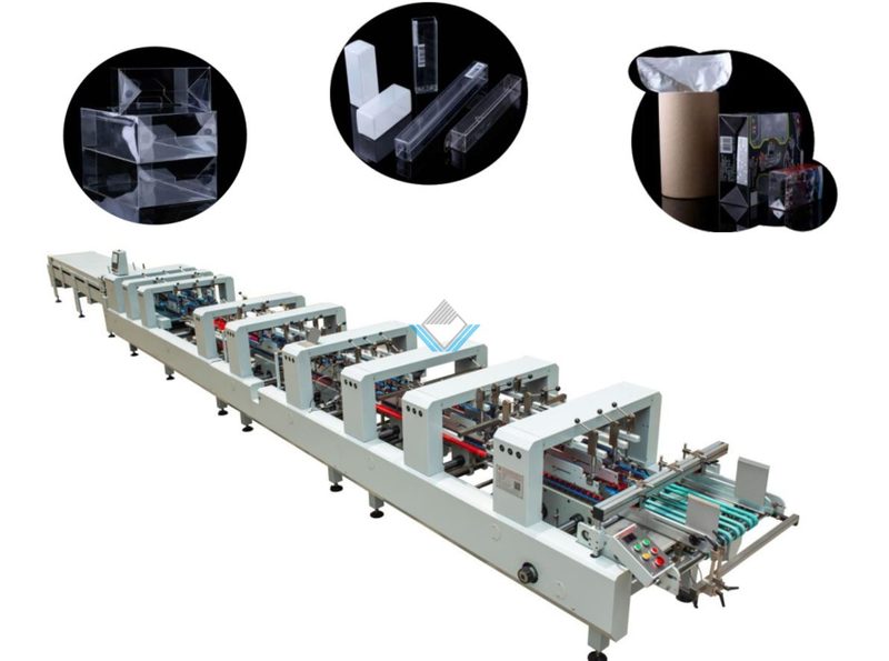 Máy dán hộp PET móc đáy tự động CL-780G